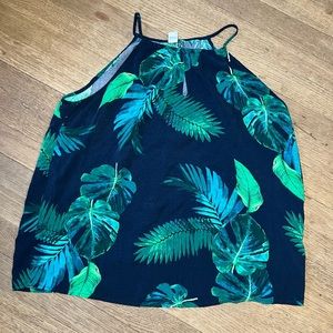 Tropical flowy old navy top